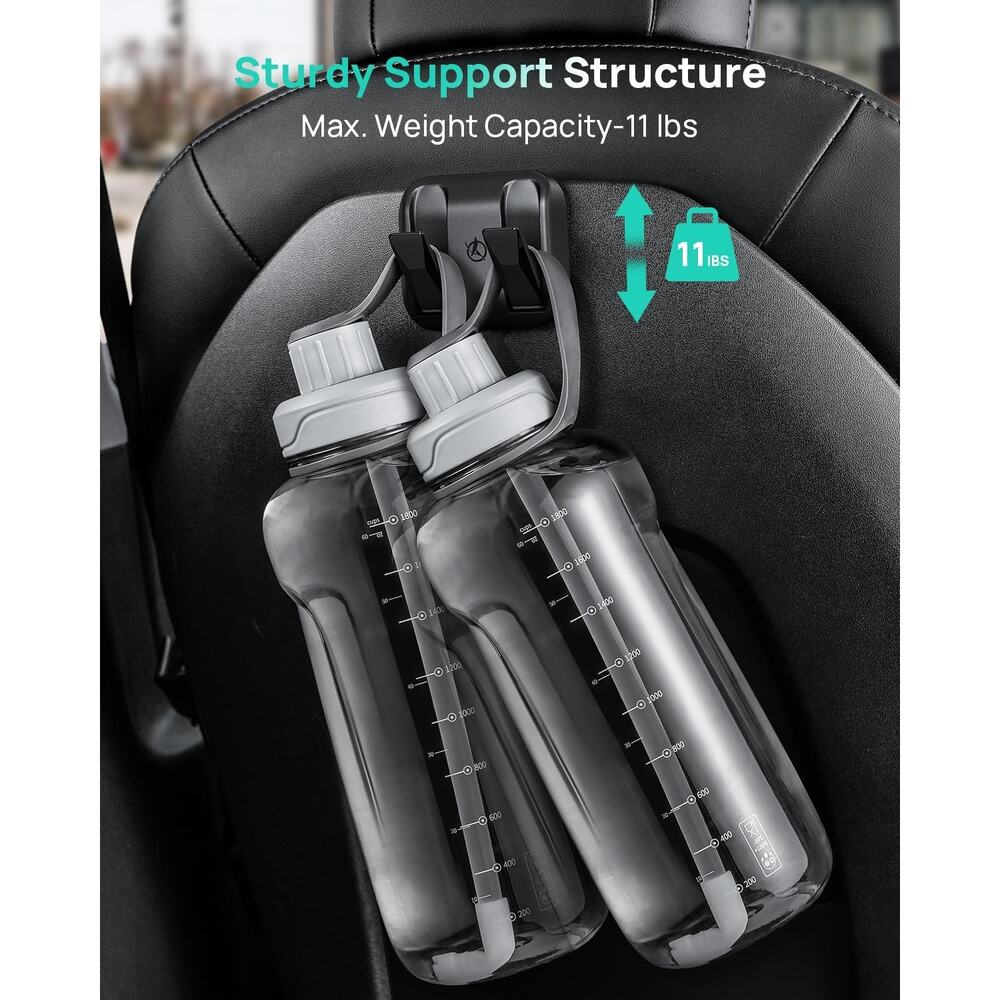 2 Pack Foldable Car Seat Hooks for Tesla Model 3 Y Juniper Highland 2021-2026 - Picture 8 of 8